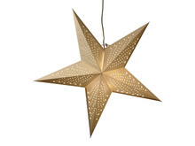 Adventsstjärna Stjärnmönster Vit Ø56 cm